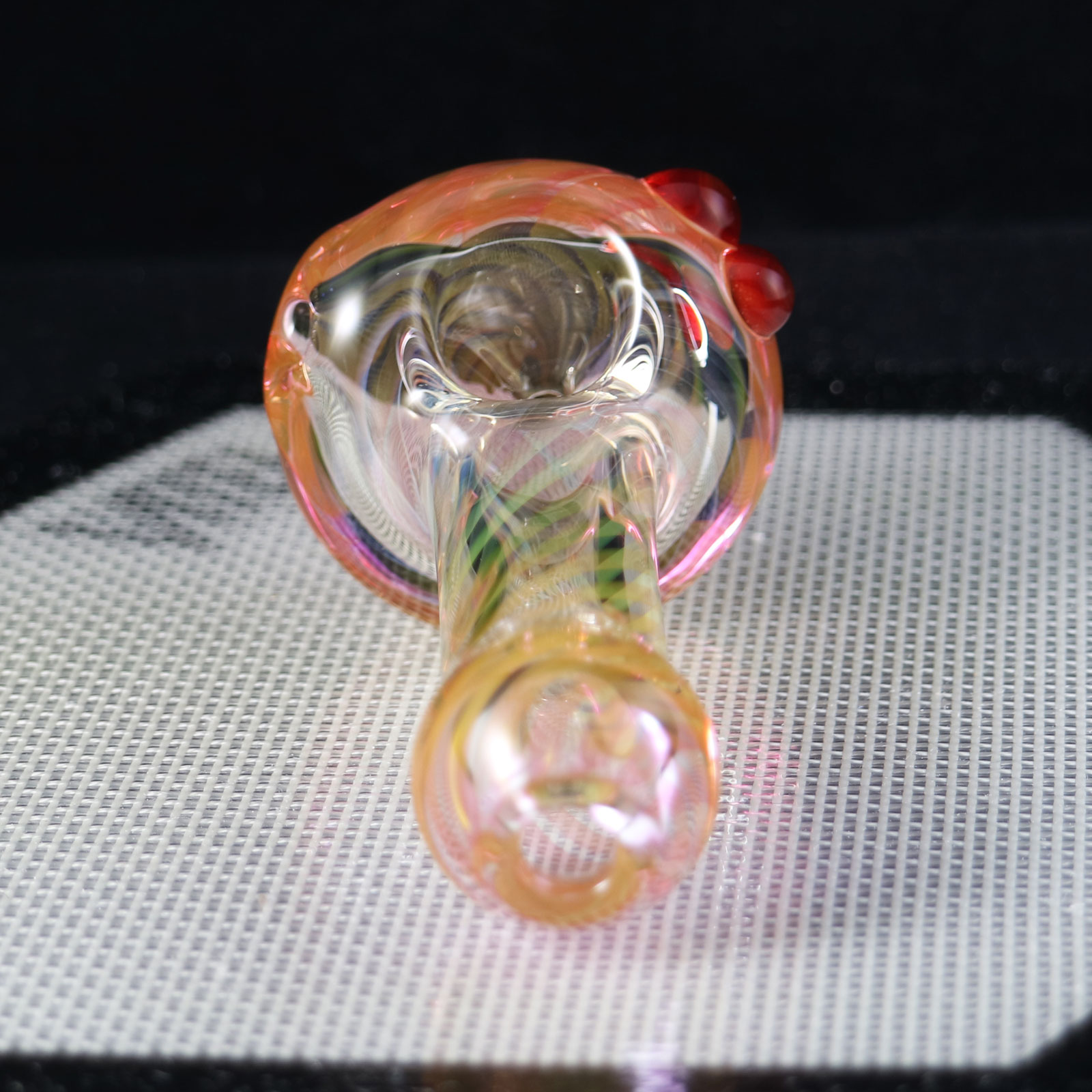 Garden of Eden Glass – Gold and Silver Fumed Spoon
