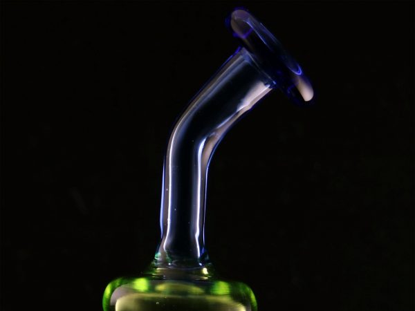 Pop D Glass Art 18mm Male Recycler