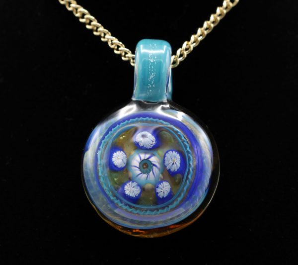 Shana Glassgirl Blue Pendant