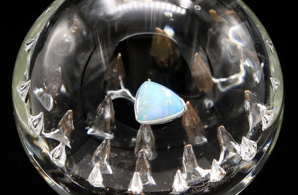 Shana Glassgirl Bubble Spike Opal Pendant