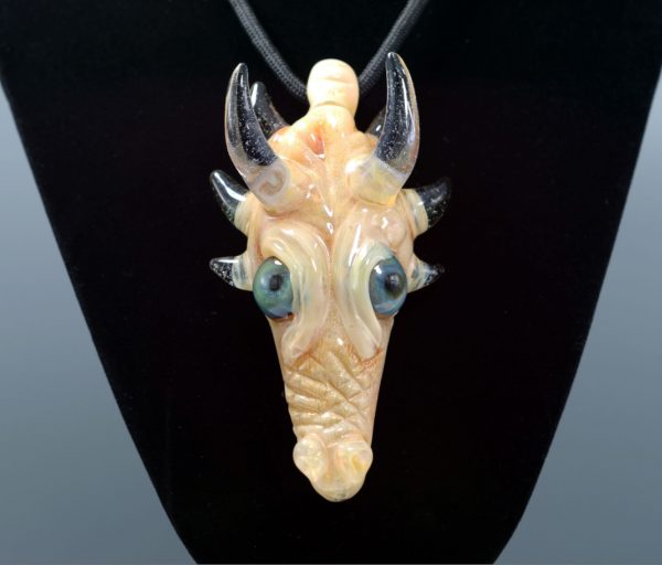 Kiebler CFL shifty dragon head pendant