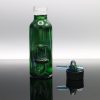 Glassmith Experimental Green Bubble Bottle