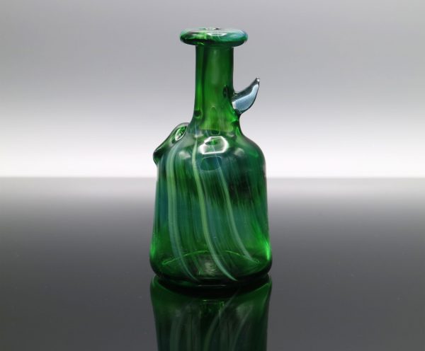 Glassmith Experimental Green Pocket Bottle