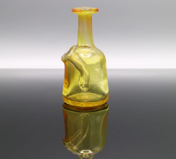 Glassmith Transparent Yellow Pocket Bottle