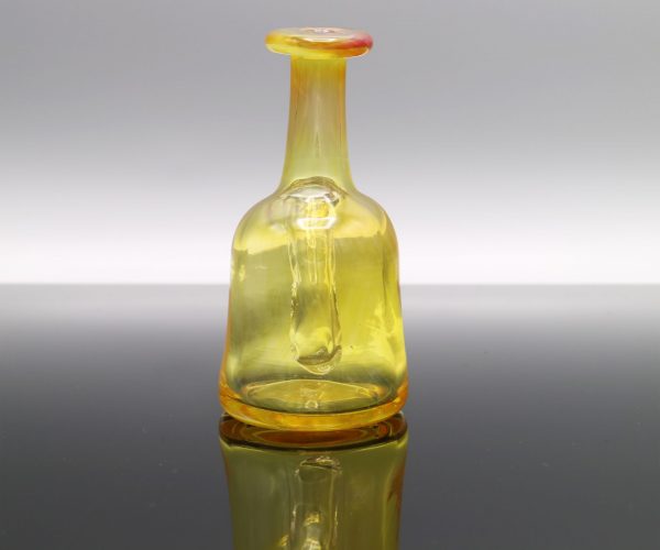 Glassmith Transparent Yellow Pocket Bottle