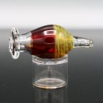 Little Pot Glass Red Bubble Cap