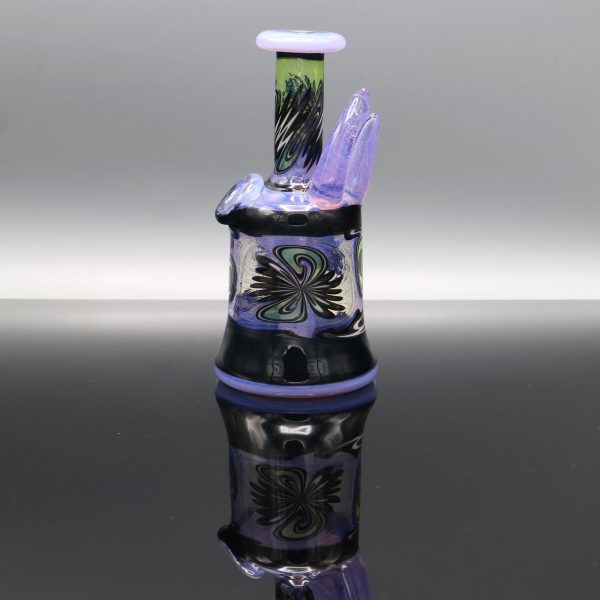Glassmith Pink Bow Tie Heady Pocket Bottle