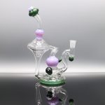 Chappell Glass Purple and Green Recycler