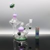 Chappell Glass Purple and Green Recycler