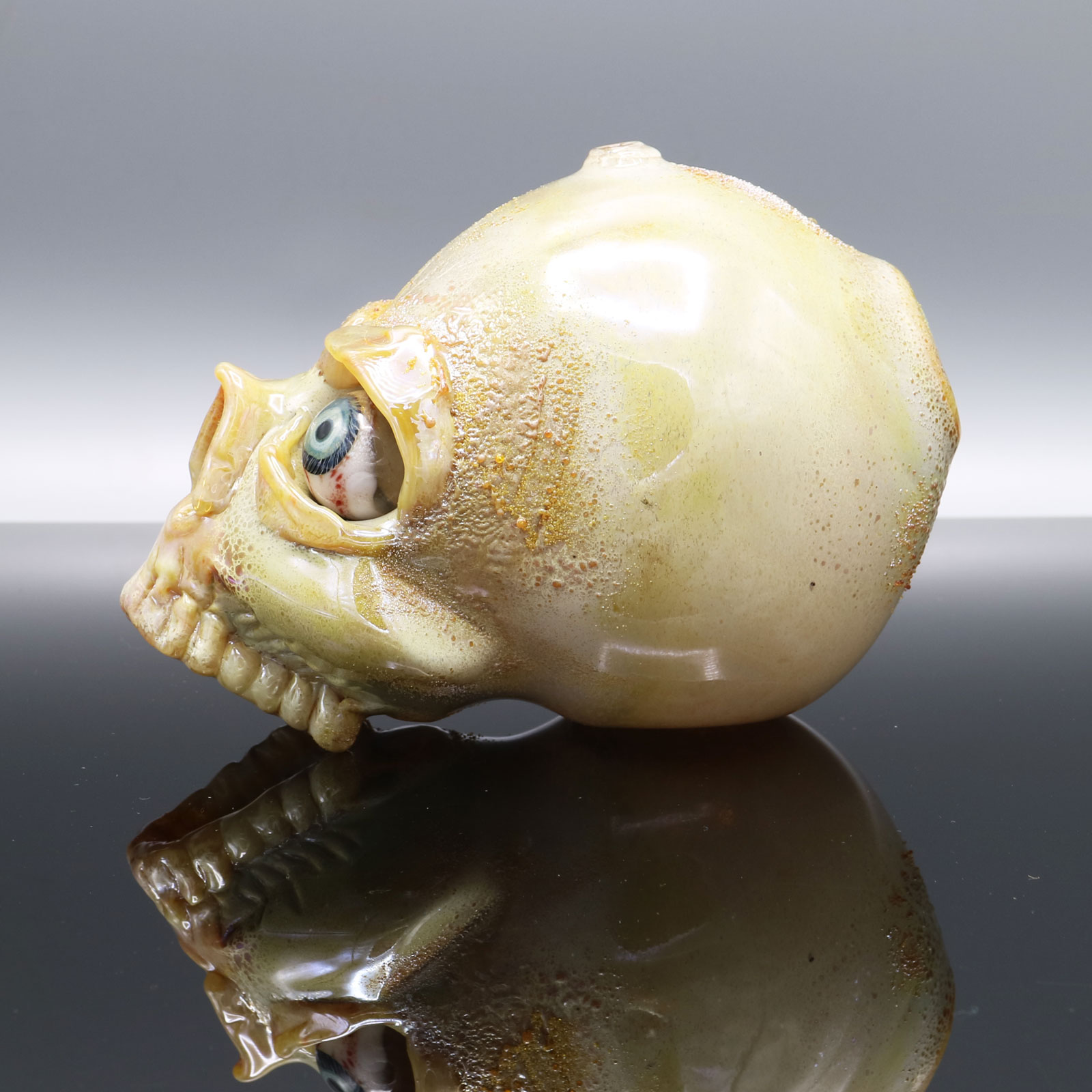 Jonny Carrcass – Functional One Eye Skull Sculpture