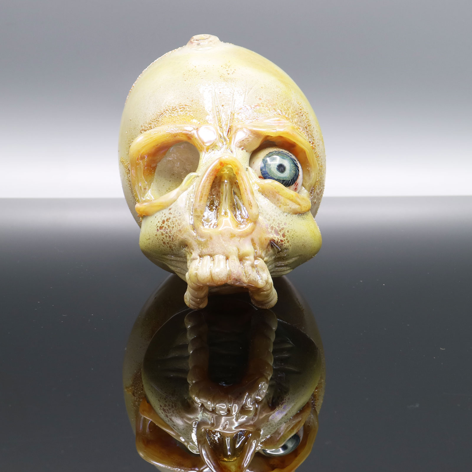 Jonny Carrcass – Functional One Eye Skull Sculpture