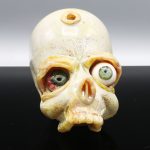 Jonny Carrcass Two Eye Functional Skull Sculpture