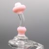 Chappell Glass Pink and White Recycler