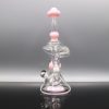 Chappell Glass Pink and White Recycler