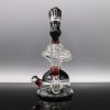 Chappell Glass Red and Black Recycler