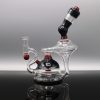 Chappell Glass Red and Black Recycler