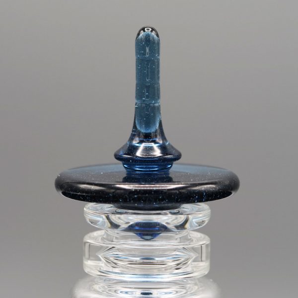 Mike Philpot Blue Spinning Glass Top