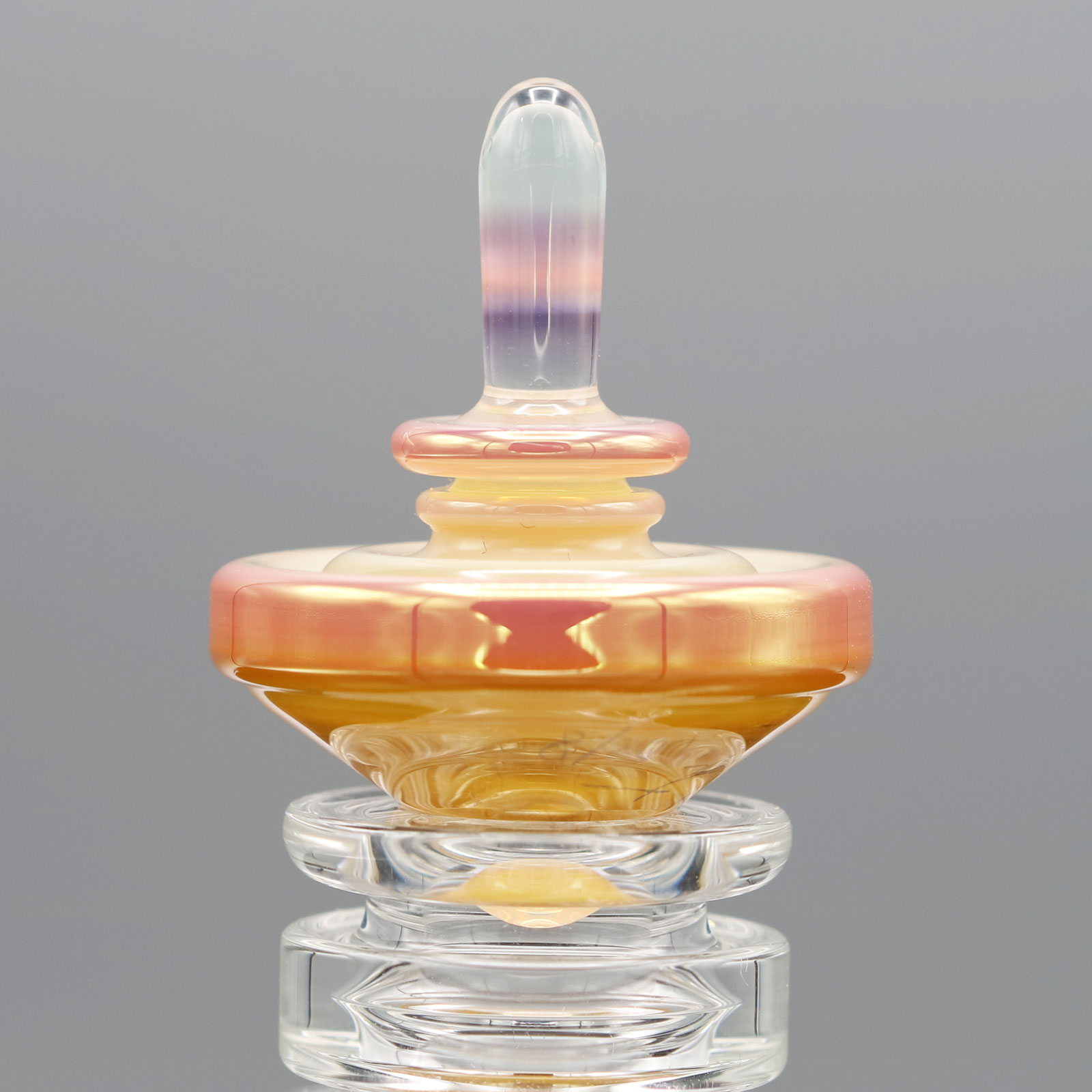 Mike Philpot – Gold Fumed Spinning Glass Top