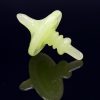 Mike Philpot Light Green spinning glass top