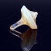 Mike Philpot Opaline Glass Spinning Top