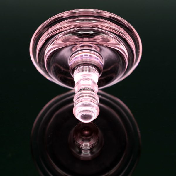 Mike Philpot Pink Spinning Glass Top