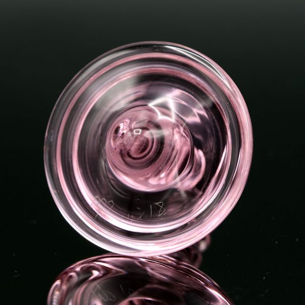 Mike Philpot Pink Spinning Glass Top