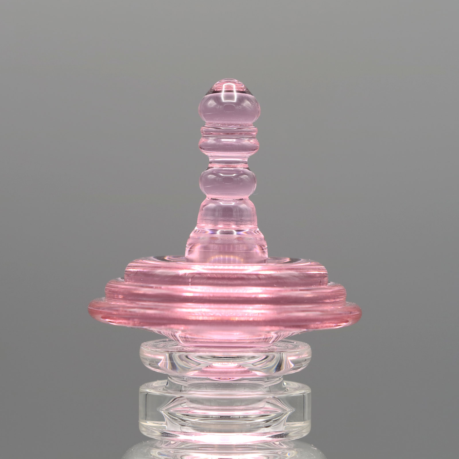 Mike Philpot – Pink Glass Spinning Top