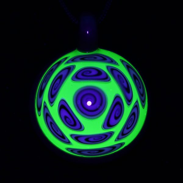 Kaja Glass 13 Section Microspiral Tree Hugger Illuminati Glass Pendant