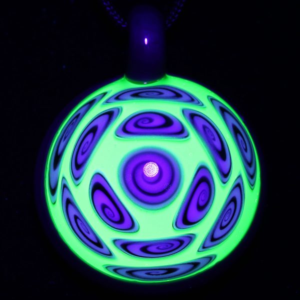 Kaja Glass 13 Section Microspiral Tree Hugger Illuminati Glass Pendant