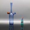 Roadhouse Glass Light Cobalt bottle with red marble attachment