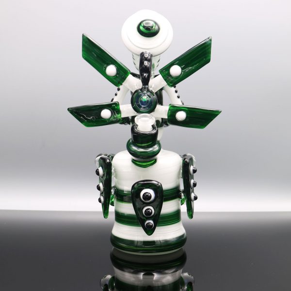 Kiebler Star White Experimental Green Functional Glass Mech