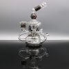 Chappell Glass Crushed Opal Clear Recycler