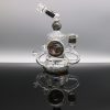 Chappell Glass Crushed Opal Clear Recycler