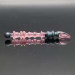 Czar Glass Pink Lollipop and Unobtanium Ultra Scoop