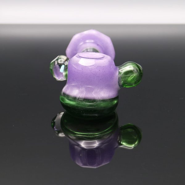 Chappell-Glass-Faceted-green-purple-hammer-3