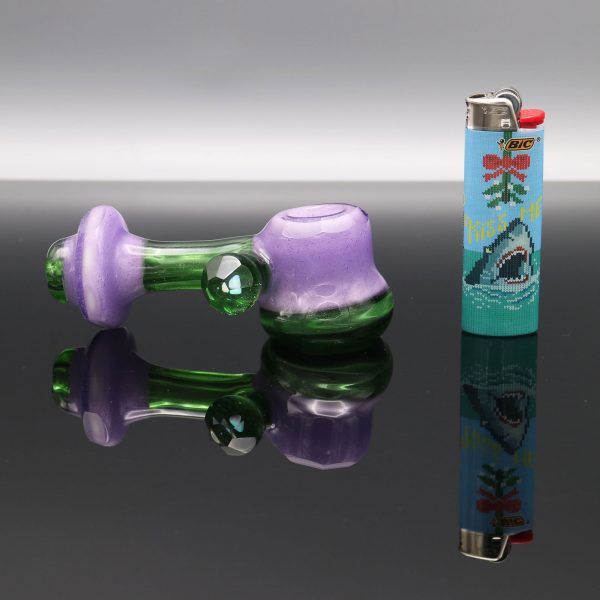 Chappell-Glass-Faceted-green-purple-hammer-5