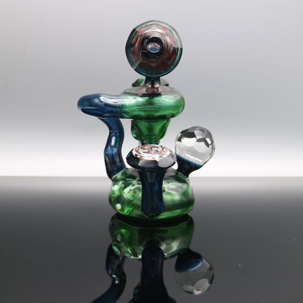 chappell-glass-blue-green-stardust-faceted-recycler-11