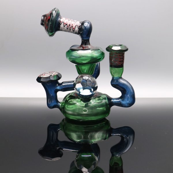 chappell-glass-blue-green-stardust-faceted-recycler-12