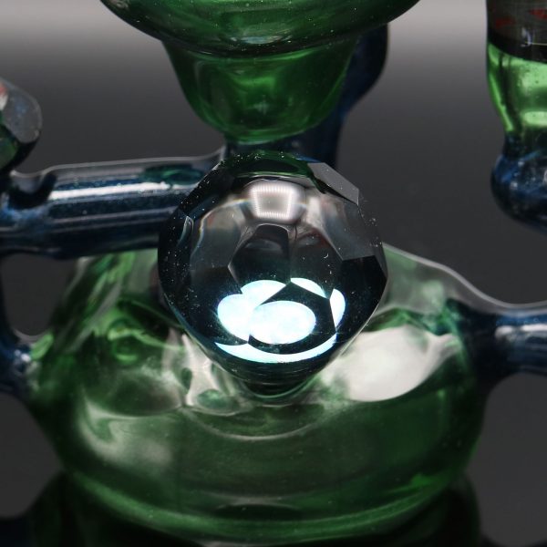 chappell-glass-blue-green-stardust-faceted-recycler-7