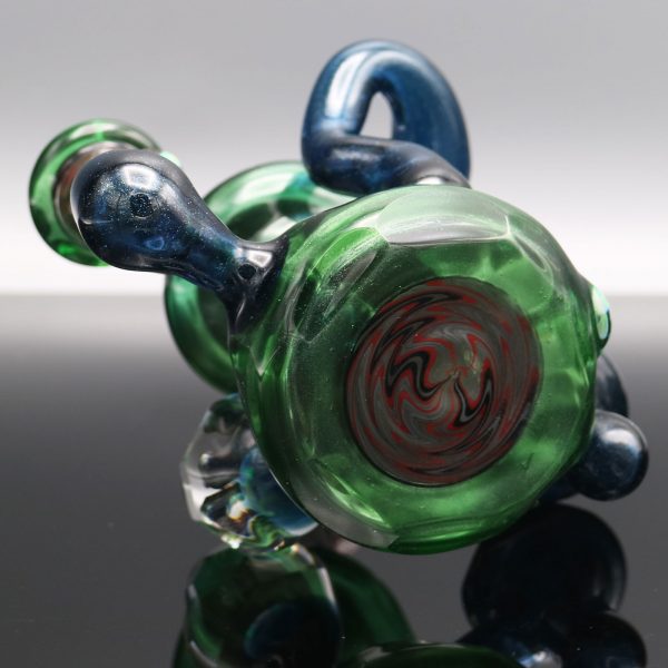 chappell-glass-blue-green-stardust-faceted-recycler-8