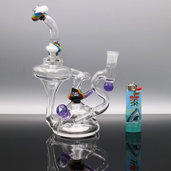 chappell-glass-purple-marble-rainbow-recycler-6