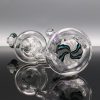 Chappell Glass Purple Marble Recycler