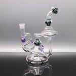 Chappell Glass Purple Marble Recycler