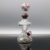 Chappell Glass Red Marble Recycler