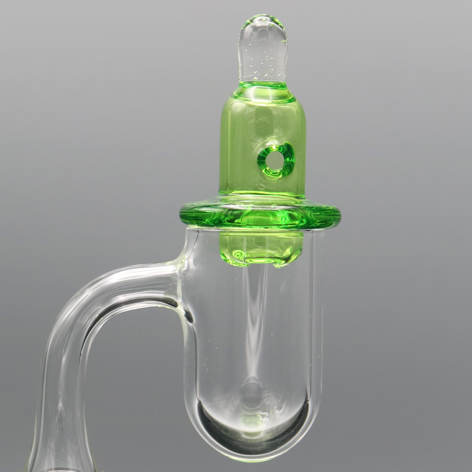 Dandi Glass – Green UV Spinnercap Terp Pearl Set