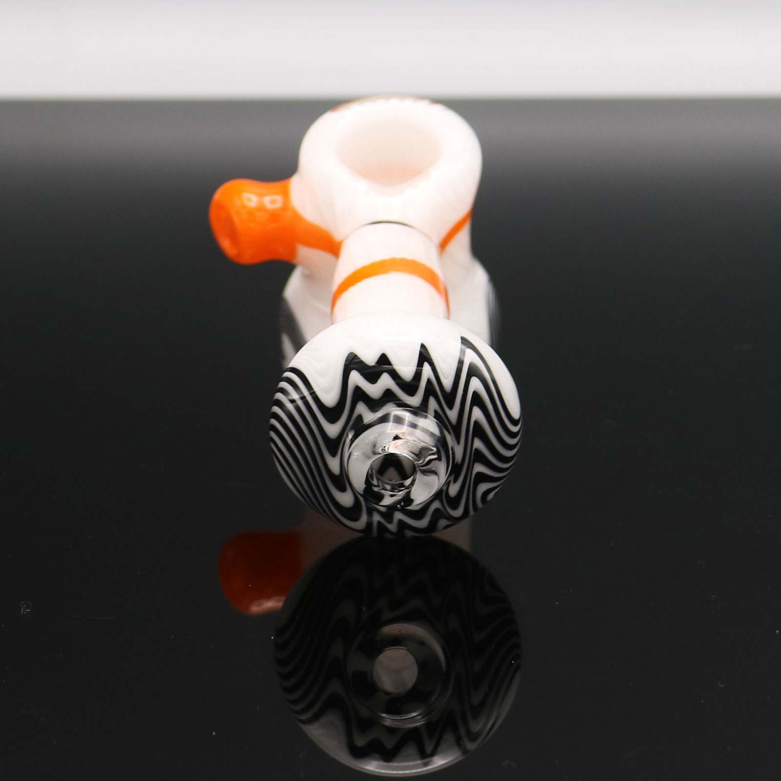 Chappell Glass – White and Orange Mini Hammer