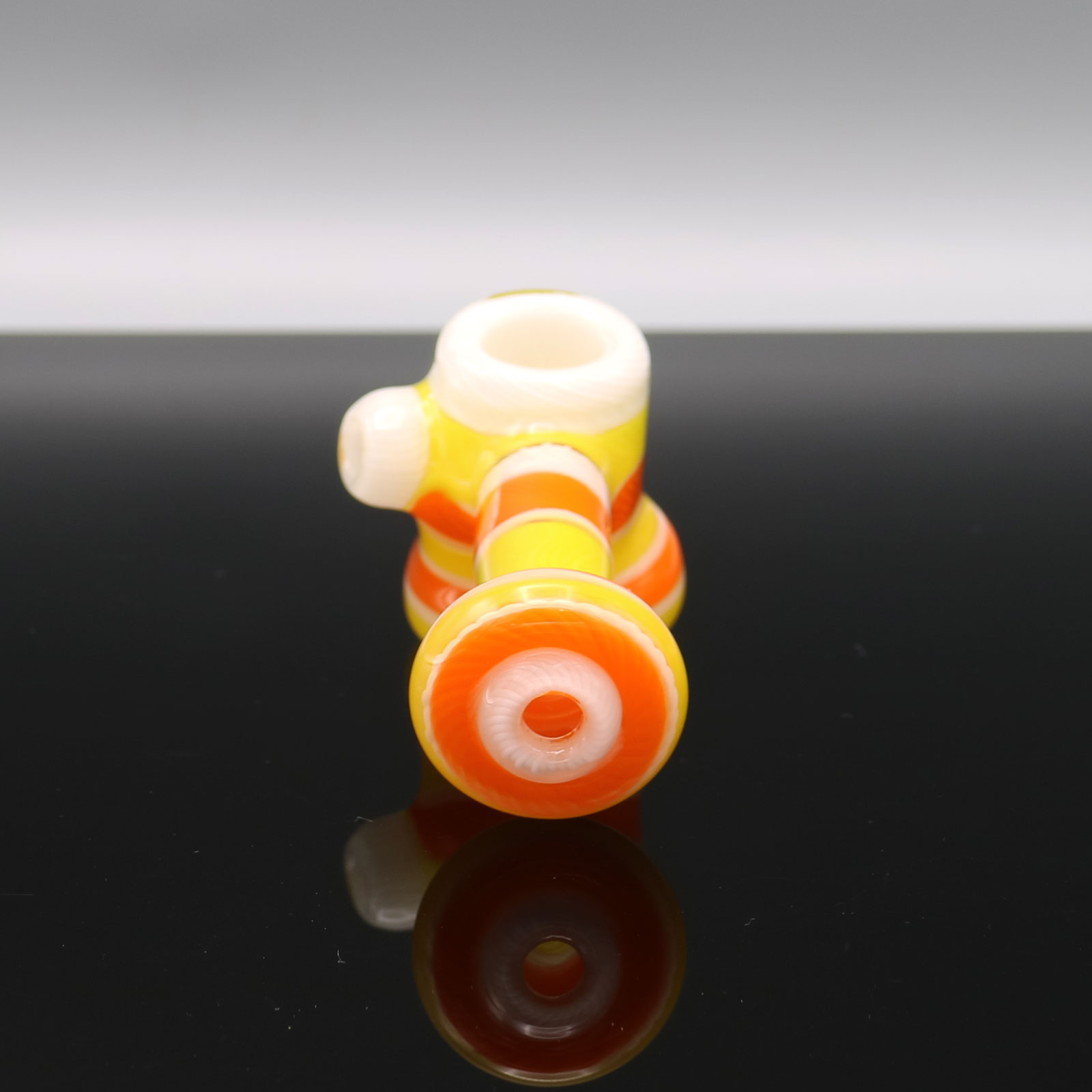 Chappell Glass – Yellow White and Orange Encalmo Mini Hammer