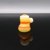 Chappell Glass Orange White and Yellow Mini Hammer