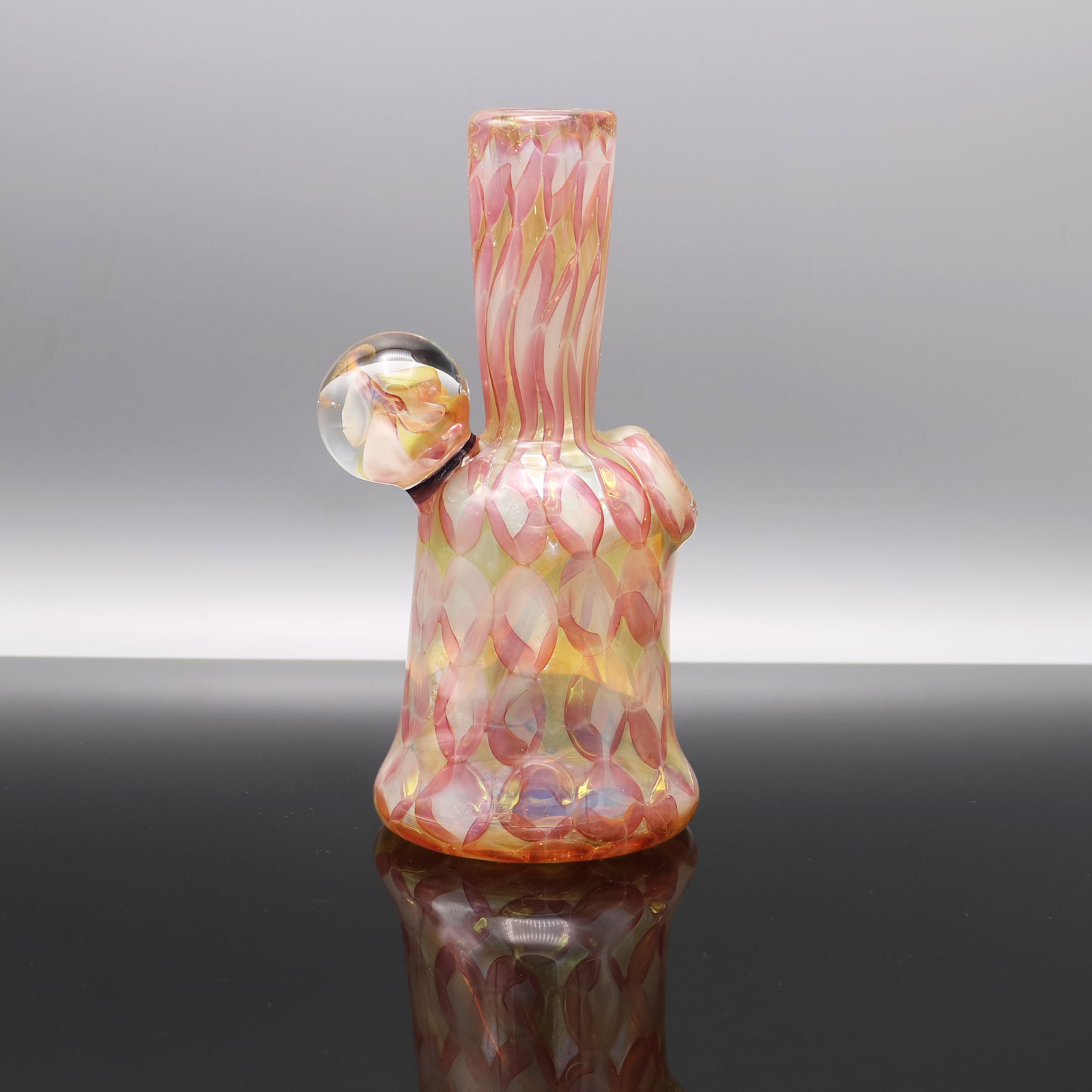 Glassmith – Thick Fumed Bottle with Marble Attachment
