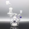 Chappell Glass White and Purple Recycler